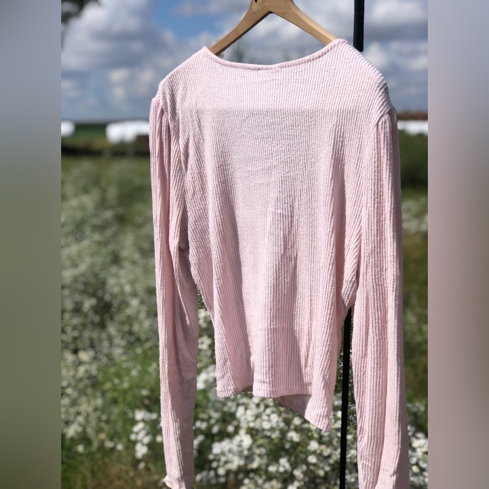 SO Cropped Summer Blouse Cottagecore Dainty Fairy Princess Feminine Coquette - Picture 6 of 12